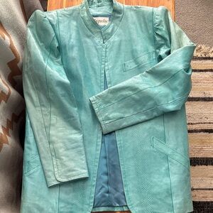 Vintage Women's Teal Blazer